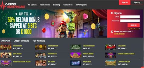 Adrenaline casino The Casino Adrenaline casino partner site, powered by over 26 different providers, also has a library of more than 42 table games like blackjack and roulette games from developers such as Quickspin, Relax Gaming, and Spinomenal